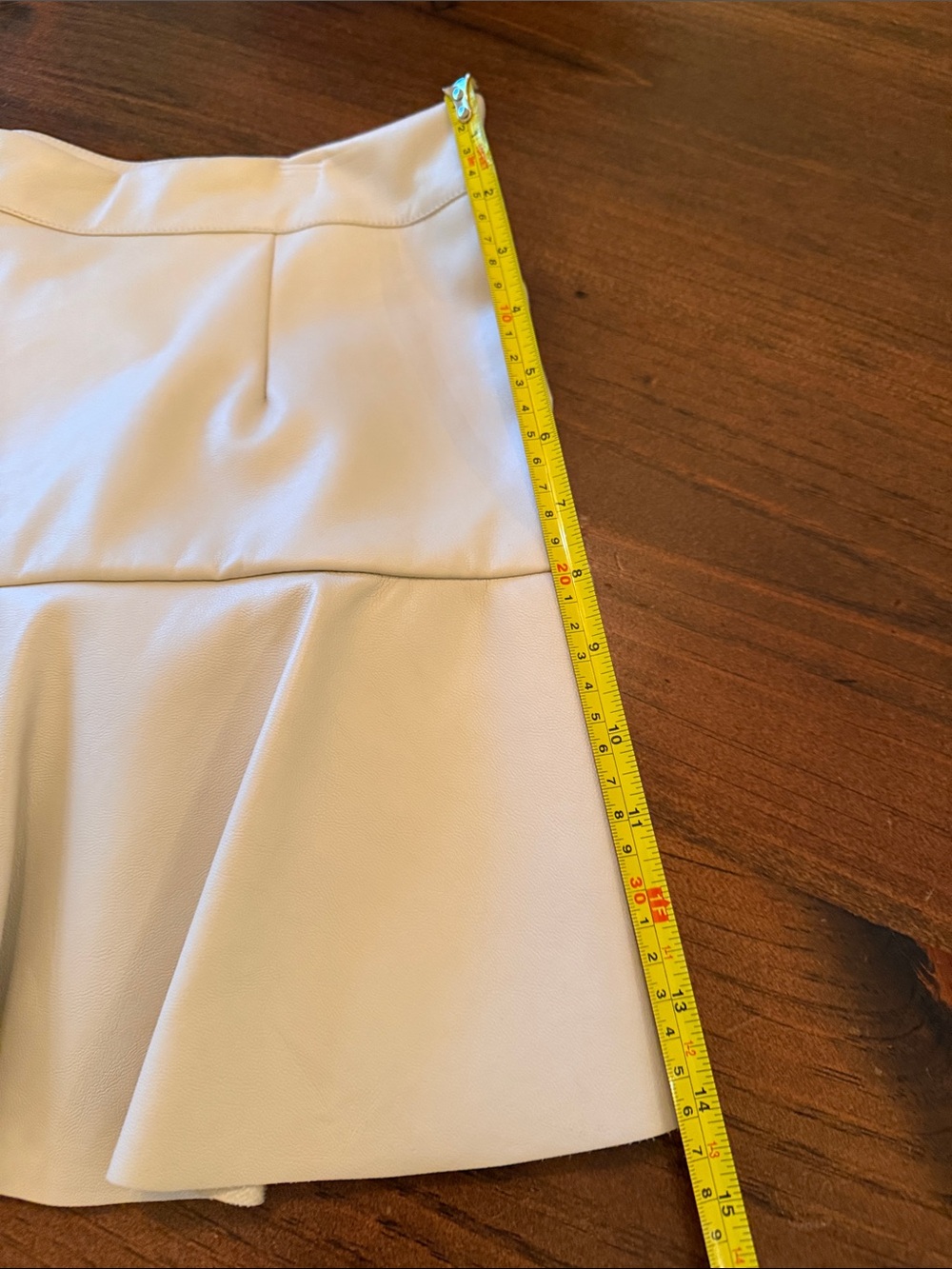 DO+BE Cream Ruffle Skort with Layered Front - Picture 4 of 4